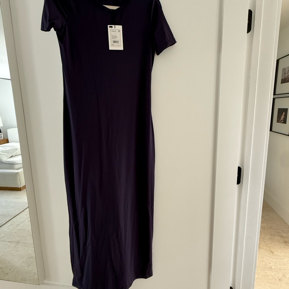 Theory Deep Purple Maxi Dress